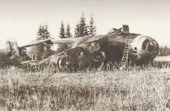 Самолет «Юнкерс-290» уничтоженный в ходе операции «Арийцы»