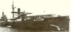 Катапультное судно Вестфален в 1933 году
(фото: Wikimedia Commons)