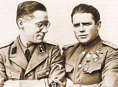 Диверсант Пётр Таврин (справа) должен был убить Сталина