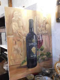 Картина с вином (Фото – Татьяна Егорова)