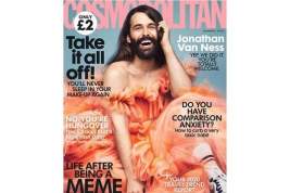 Для обложки январского номера британского Cosmopolitan снялся мужчина