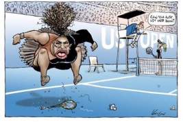 Карикатурист оправдался за расистскую картинку с Сереной Уильямс