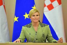 Президент Хорватии прокомментировала ситуацию с зонтами на финале ЧМ-2018