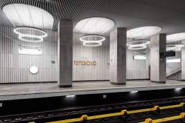 При отделке станций БКЛ были использованы уникальные для метростроения материалы