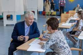 Собянин проголосовал на выборах в Мосгордуму