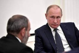 В Кремле рассказали о содержании разговора Владимира Путина и Никола Пашиняна