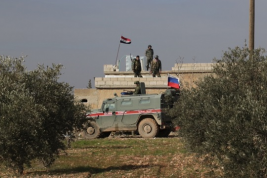 В Сирии подорвался бронеавтомобиль с российскими военными