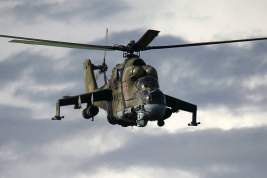 В Сирии разбился российский вертолет Ми-24