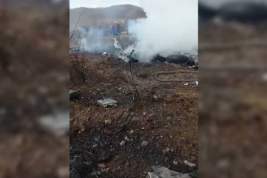 В Забайкалье разбился вертолет Ми-8: он возвращался с тушения пожара