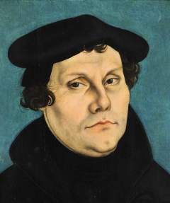 Лукас Кранах Старший. "Мартин Лютер". 1529 г.