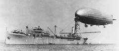 Плавучая база дирижаблей USS Patoka AO9 (фото: Wikimedia Commons/ U.S. Naval Historical Center Photograph)