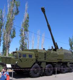 130- мм орудие комплекса А-222 Берег (фото: Wikimedia Commons/ Leonidl)
