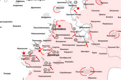 Карта боевых действий (30.01.2015)