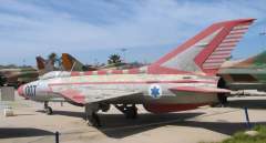 Угнанный МиГ-21Ф в авиционном музее Израиля
(фото: Wikimedia Commons/Bukvoed)
