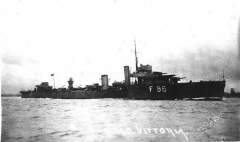 HMS Vittoria потопленный подводной лодкой Пантера
(фото: Wikimedia Commons)