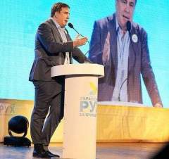 Саакашвили на Антикоррупционном форуме