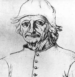 Иероним Босх - карандашный портрет