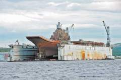 30 октября в Мурманске затонул гигантский плавучий док ПД-50. фото: Лев Федосеев/ТАСС