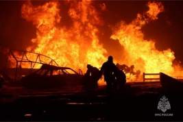 Арендатор сгоревшего в Махачкале автосервиса Саидахметов: пожар начался в отсеке с удобрениями