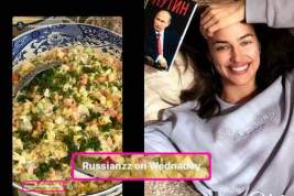Ирину Шейк затравили в сети из-за фото салата оливье