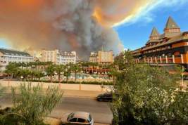 Из-за лесных пожаров под Антальей отменены все экскурсии для туристов