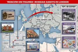 Издание Daily Mail опубликовало карту недвижимости российских олигархов в Лондоне и окрестностях