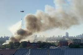 На складе пиротехники в Москве произошел пожар: пострадали четыре человека