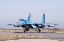 На Украине при заходе на посадку разбился Су-27