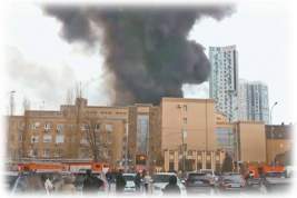 Поджог здания ФСБ взяли на себя «партизаны»