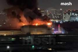 Пожар в «Крокус Сити Холле» распространился на 12 900 квадратных метров