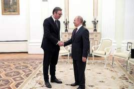 Президент Сербии хочет попросить Путина о поддержке