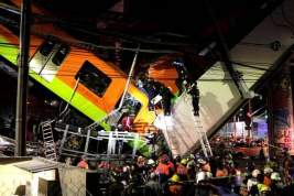При обрушении метромоста в Мехико погибли 20 человек