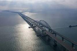 Пробка перед Крымским мостом достигла 6,5 километра