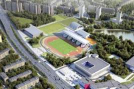 Реконструкцию стадиона «Москвич» планируется завершить уже в этом году