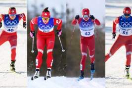 Российские лыжницы Ступак, Непряева, Сорина и Степанова завоевали золотую медаль в эстафете на Олимпиаде в Пекине