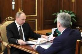 Собянин сообщил Путину о начале строительства большого подземного кольца Москвы