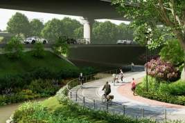 Собянин утвердил проект строительства велопешеходного моста в парке «Яуза»