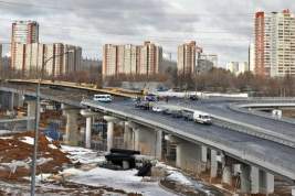Собянин: За 6 лет в Москве построено свыше 500 км новых дорог
