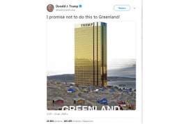 Трамп заверил, что не собирается строить Trump Tower в Гренландии