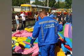 В Барнауле перевернулся батут с детьми: возбуждено уголовное дело