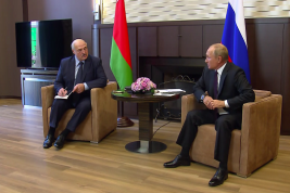 В Кремле назвали откровенной встречу Путина и Лукашенко в Сочи
