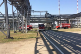 В Ростовской области загорелся нефтеперерабатывающий завод