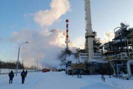 В Тюмени произошел пожар на крупнейшем российском независимом нефтеперерабатывающем заводе