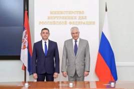 Владимир Колокольцев провёл встречу с сербским вице-премьером Александром Вулиным