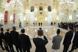 Владимир Путин принял в Кремле верительные грамоты от послов 17 стран
