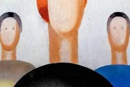 Экс-охранник Ельцин Центра Васильев получил 180 часов исправительных работ за порчу картины «Три фигуры»