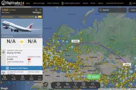 За летящим в Москву китайским самолетом с Си Цзиньпином следит рекордное число людей