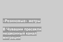 В Чувашии пресекли незаконный канал миграции
