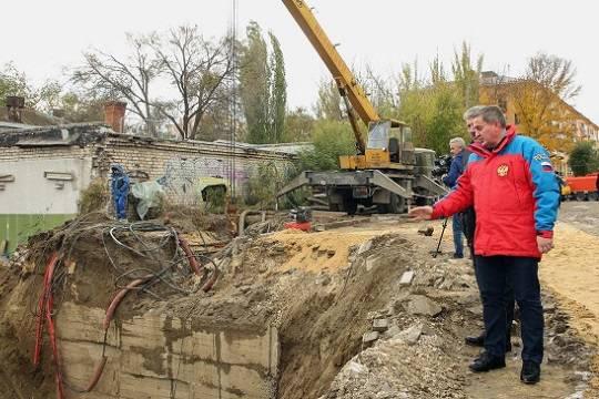 Губернатор Бочаров: в Волгограде ликвидирована авария на канализационном коллекторе