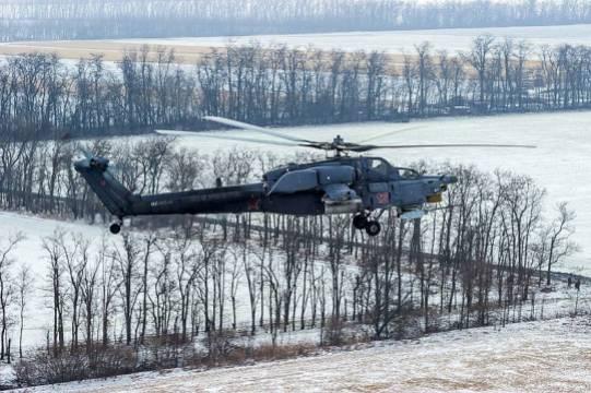 Минобороны России: В Крыму разбился вертолёт Ми-28, два лётчика погибли